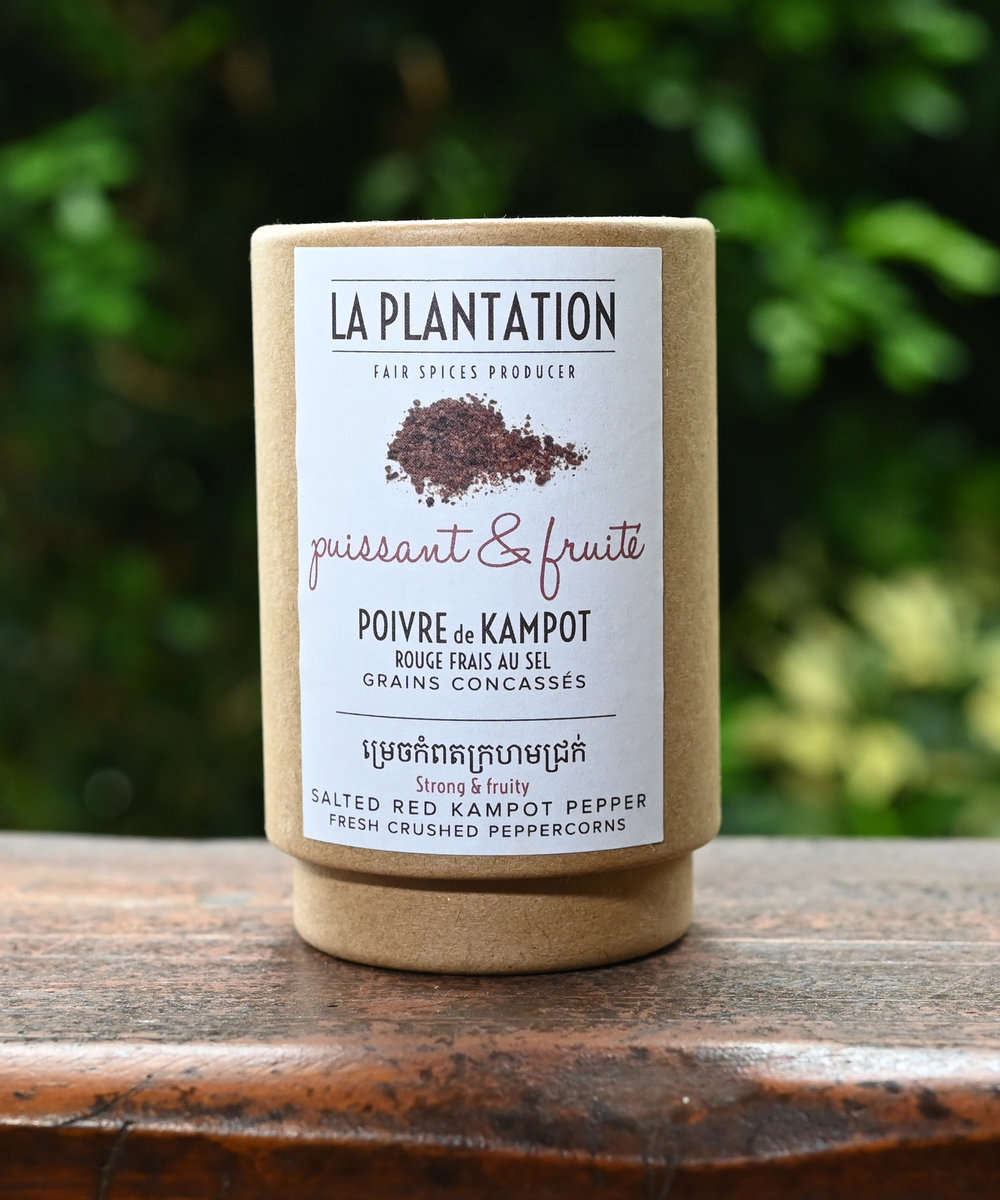 Poivre de Kampot rouge frais au sel IGP