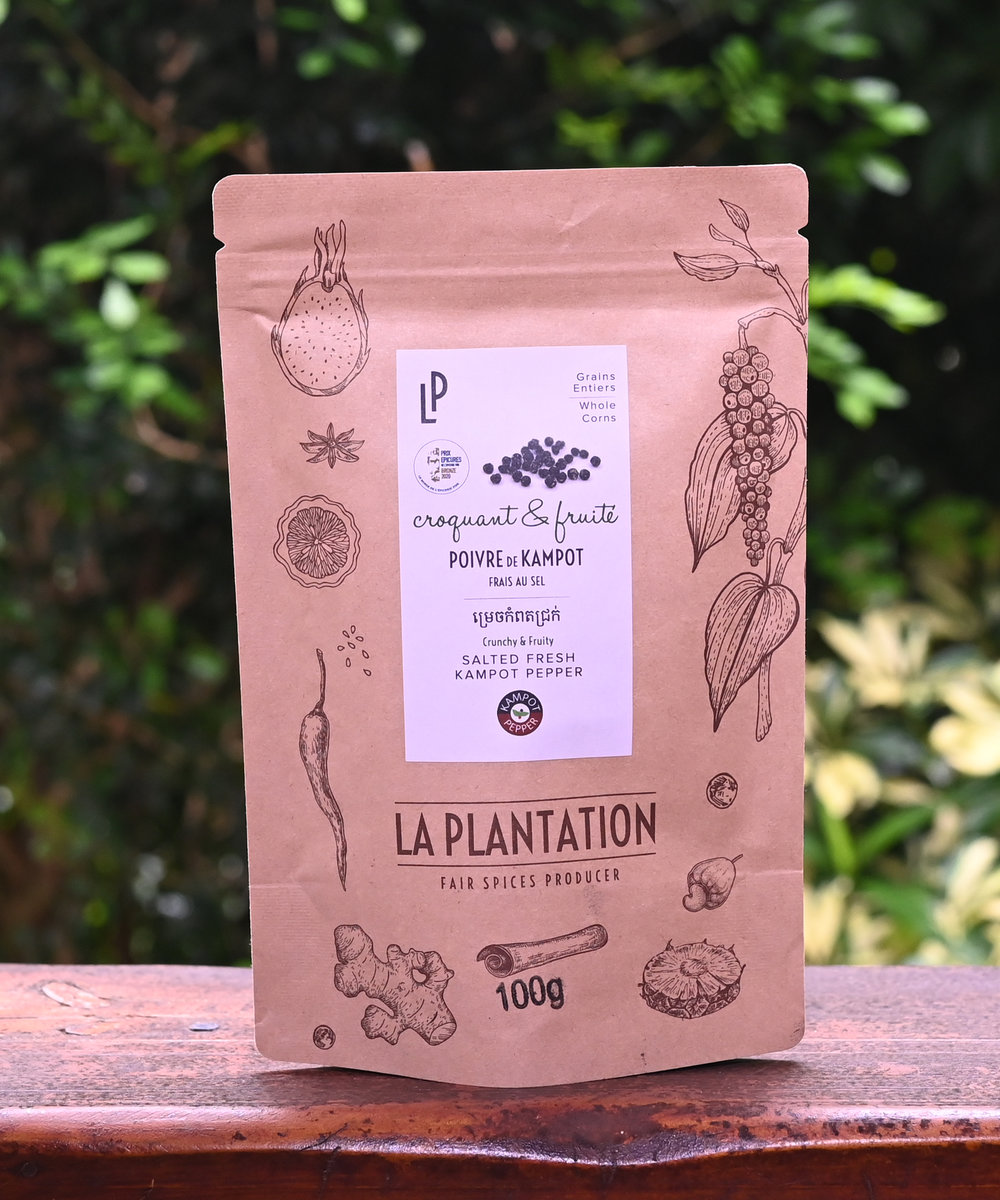 Poivre de Kampot noir frais au sel IGP – Image 2