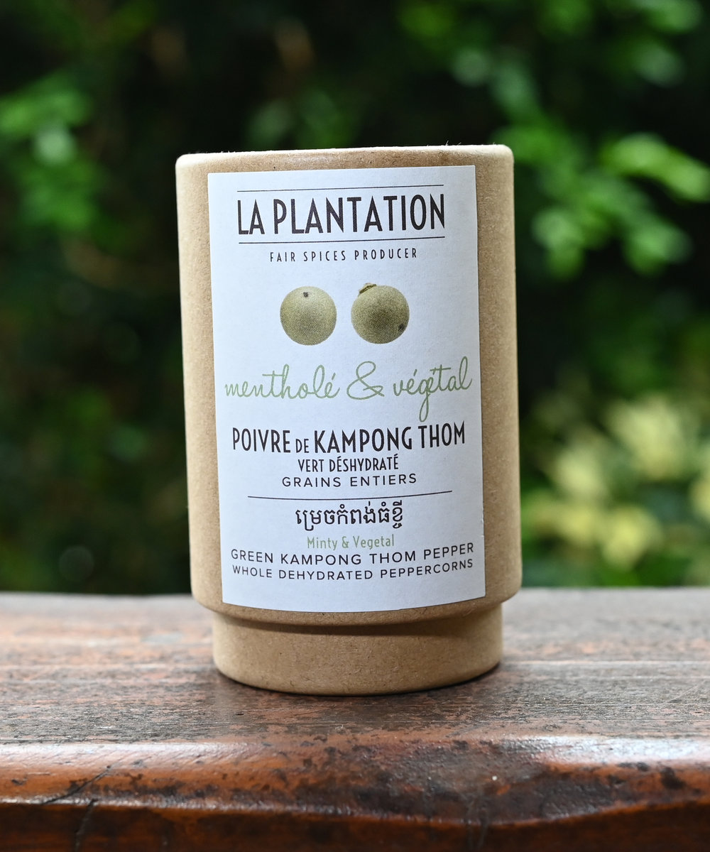 Poivre de Kampong Thom vert déshydraté